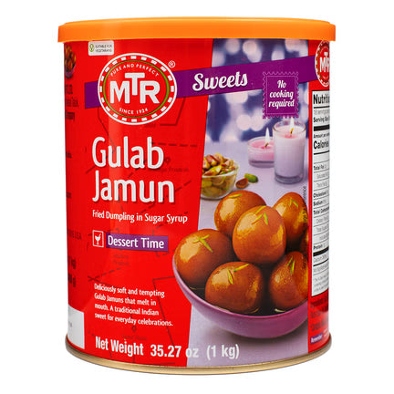 MTR GULAB JAMUN TIN 1KG