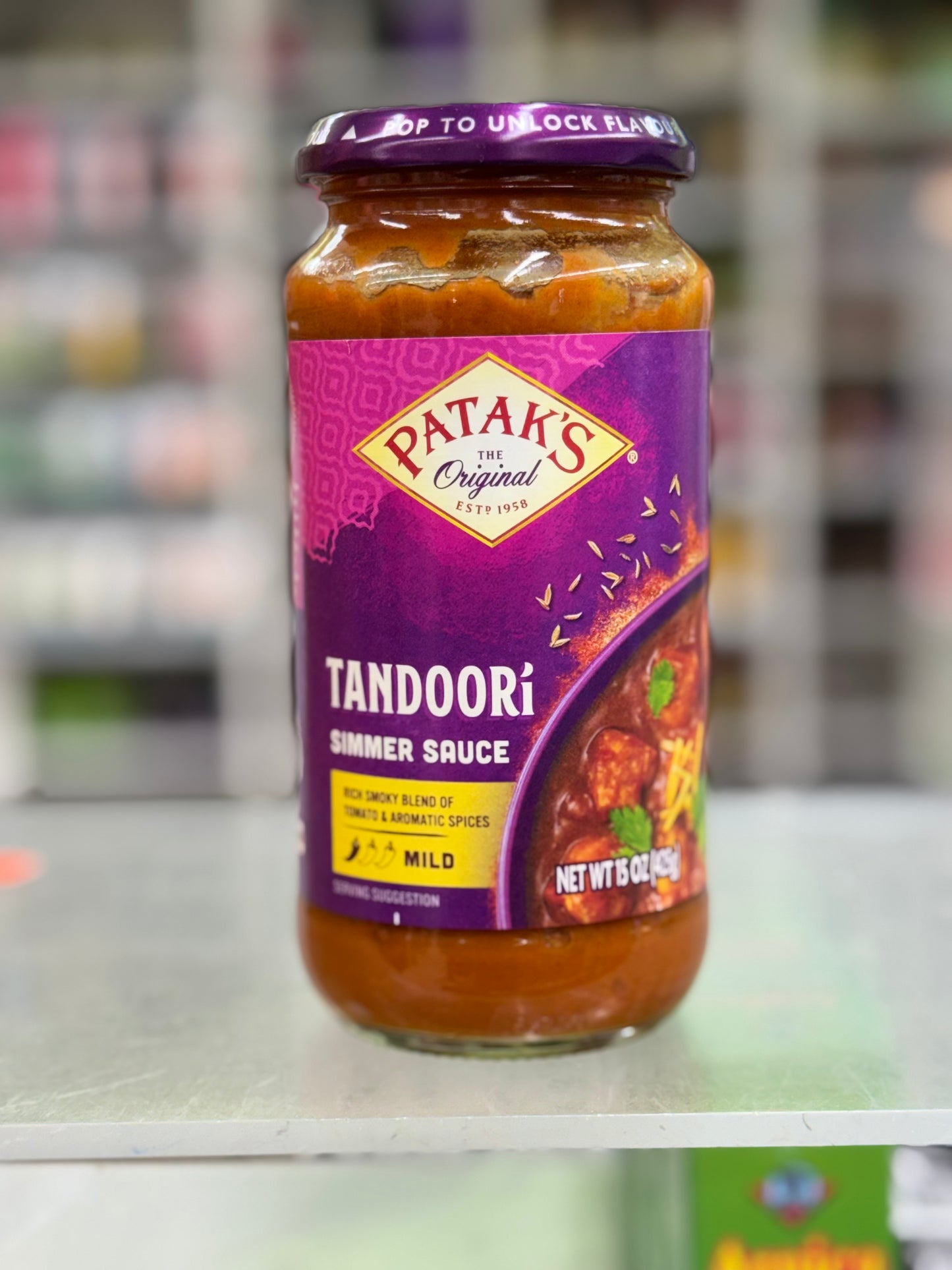 PATAK’S TANDOORI SIMMER SAUCE MILD 15OZ