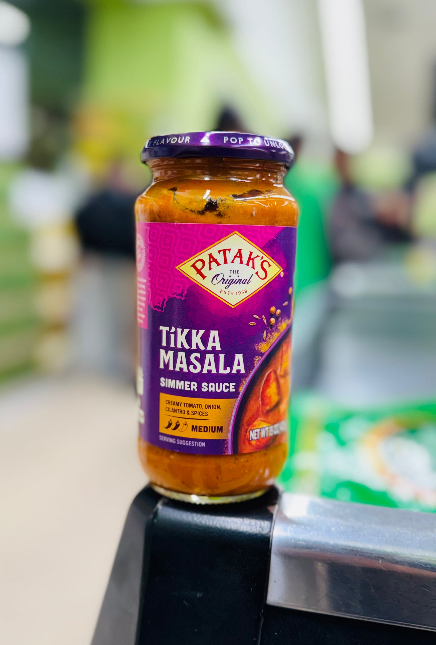 PATAK’S TIKKA MASALA SIMMER SAUCE MEDIUM 15OZ