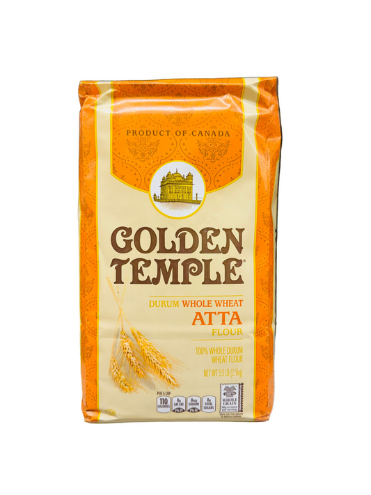GOLDEN TEMPLE DURUM WHOLE WHEAT ATTA 5.5LB