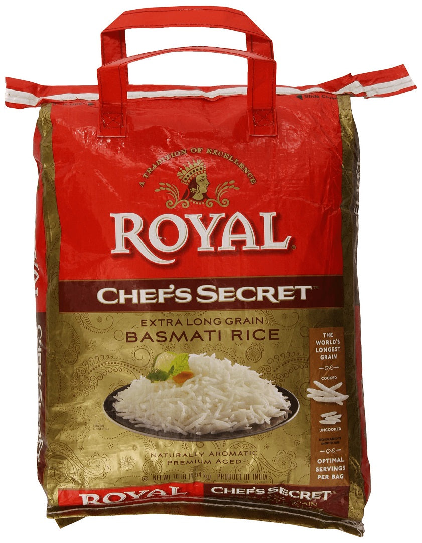 ROYAL CHEF'S SECRET BASMATI RICE 10LB