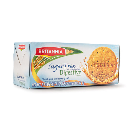BRITANNIA SUGAR FREE DIGESTIVE BISCUITS 350GM