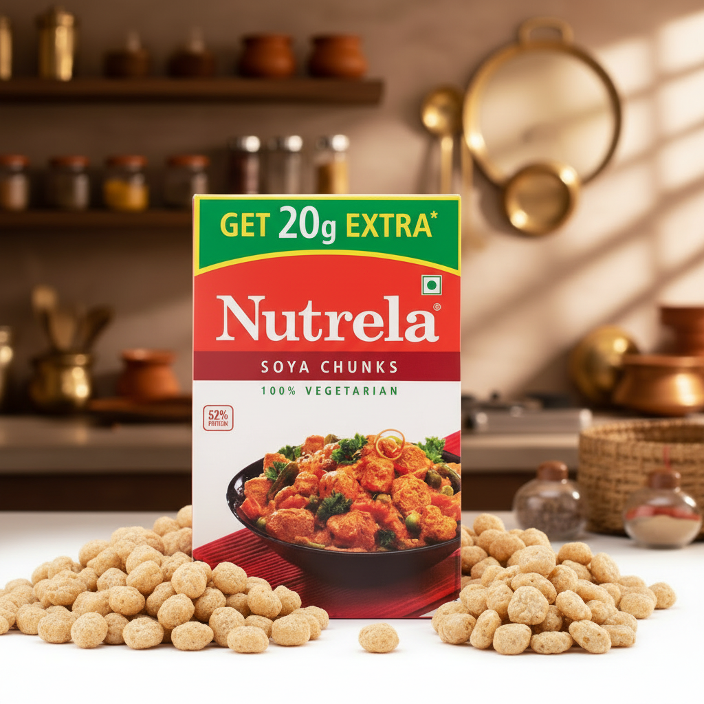 NUTRELA SOYA CHUNKS 220GM