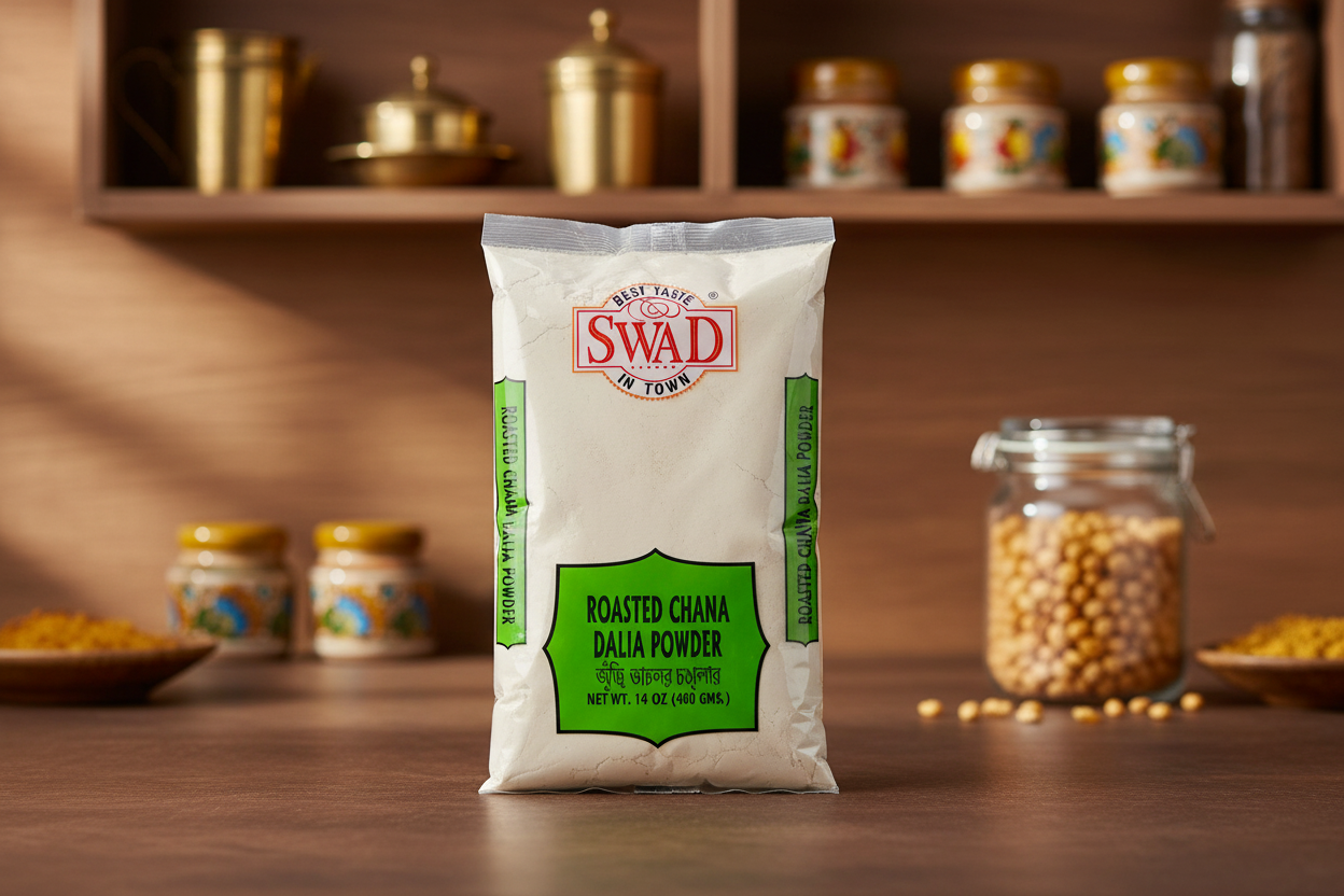 SWAD ROASTED CHANA DALIA POWDER 14OZ