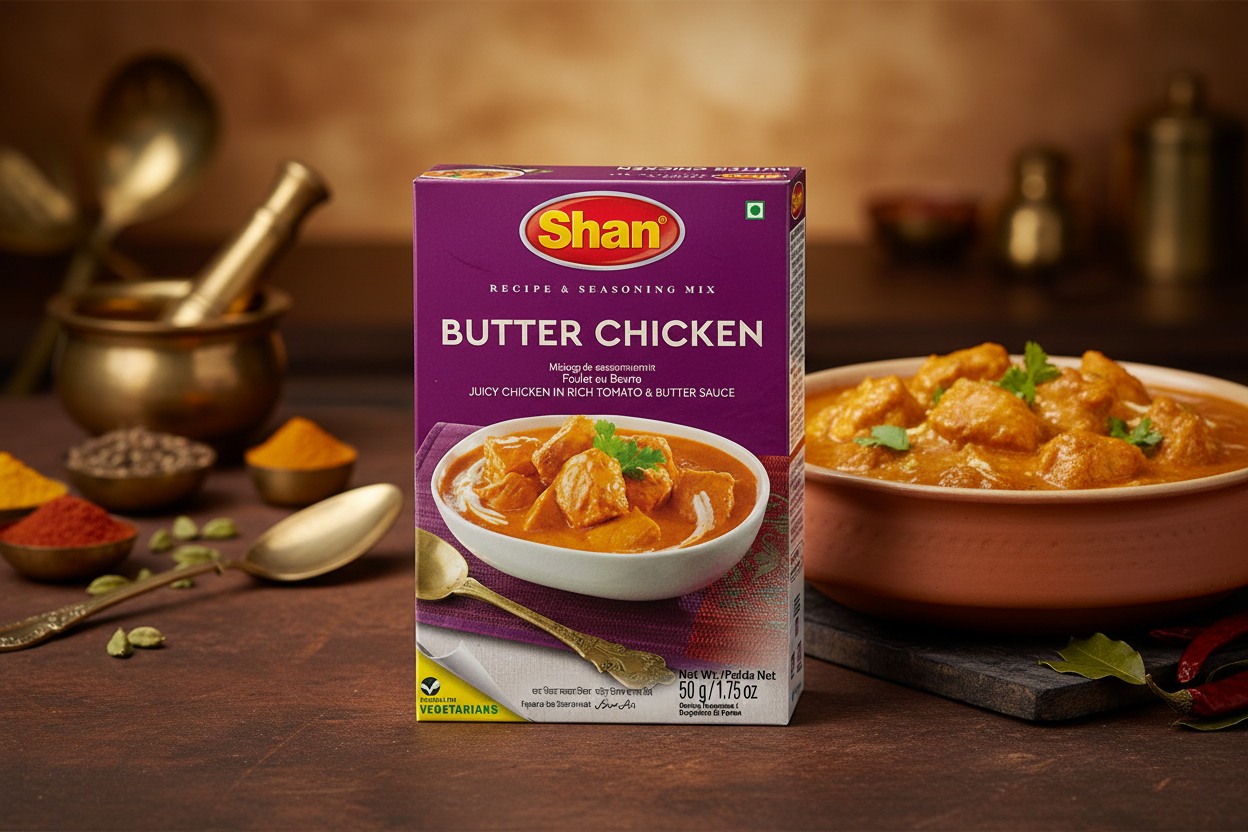 SHAN BUTTER CHICKEN MASALA 50GM