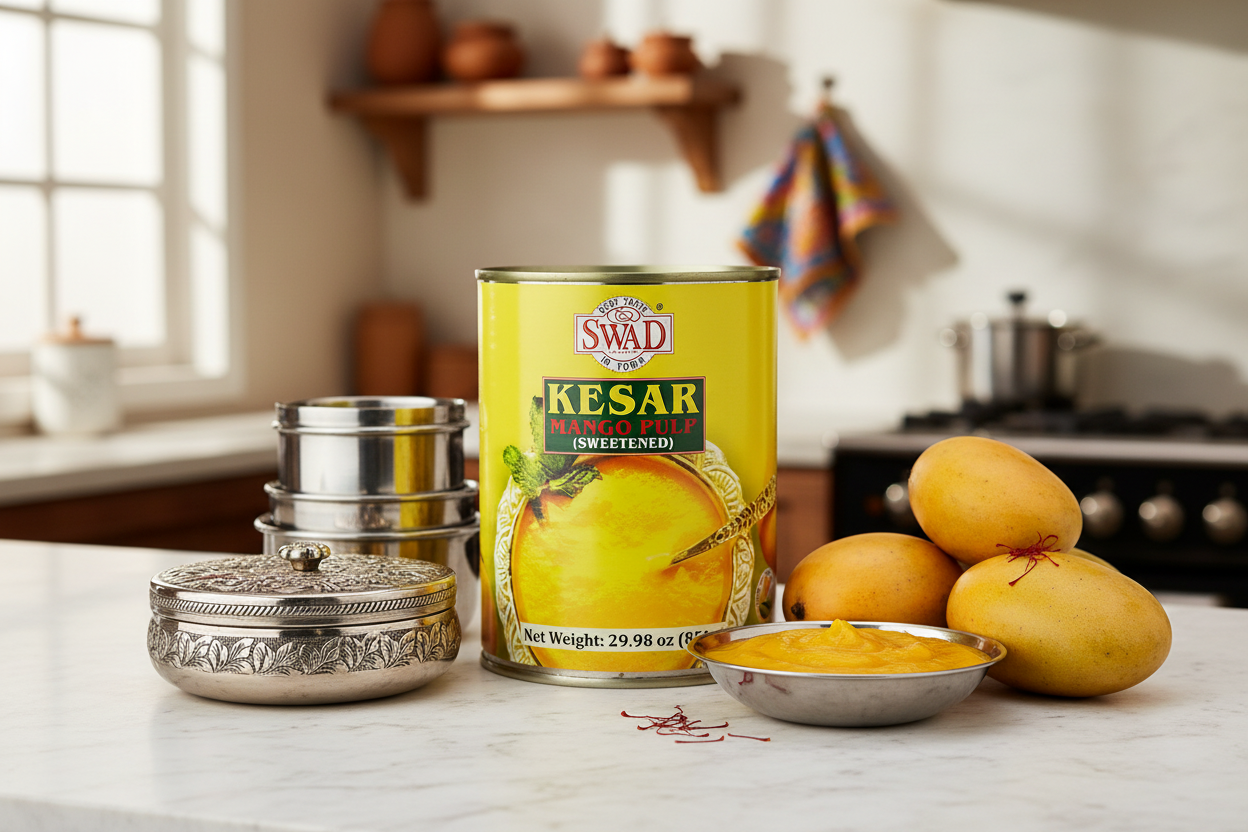 SWAD KESAR MANGO PULP 850GM