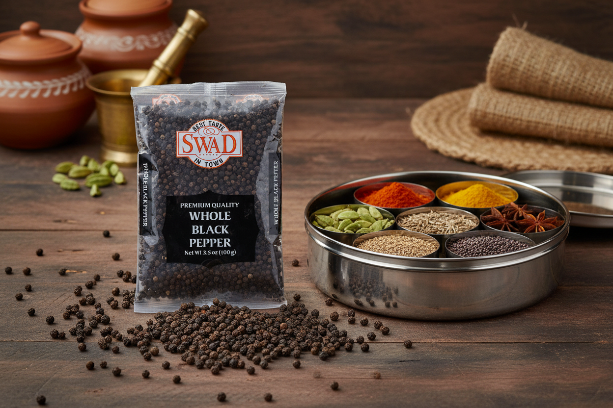 SWAD BLACK PEPPER WHOLE