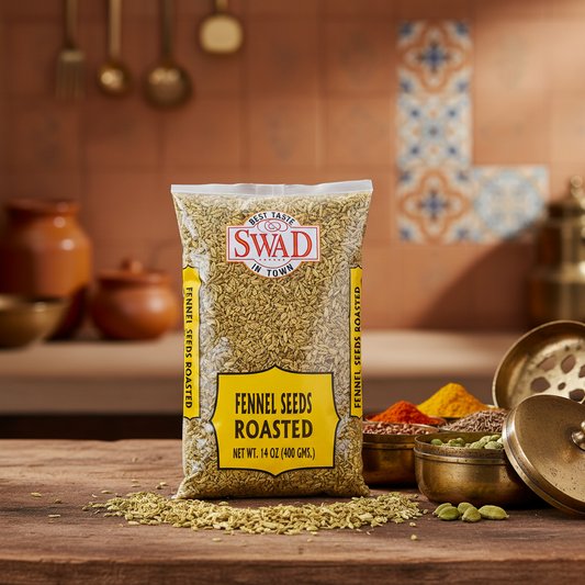 SWAD FENNEL SEED ROASTED 14OZ