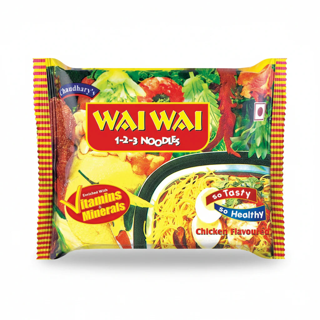 WAI WAI CHICKEN NOODLES 65GM